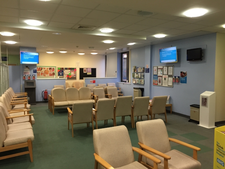 Norfolk and Norwich University Hospital - antenatal clinic